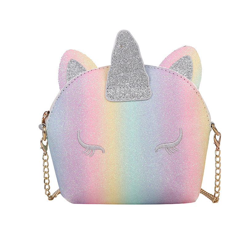 Bolsa de unicornio de lentejuelas al por mayor PU